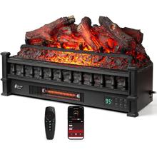 Electric Crackling Logs with Remote Control