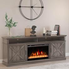 Infrared Electric Fireplace TV Cabinet Entertainment Center Console