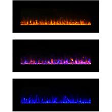 Black No-Heat Electric Fireplace