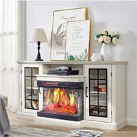 3D Fireplace in Cabinet