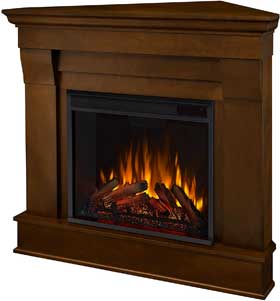 DIY Chateau Electric Fireplace Fits in Corners