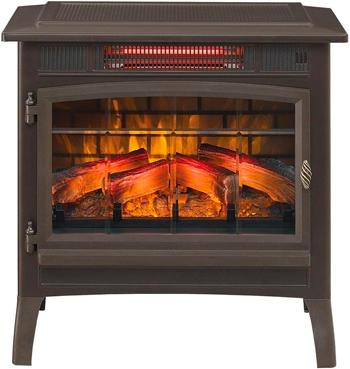 Duraflame Infrared Fireplace Looks Like Authentic Wood Burning Stove but Much More Energy Efficient