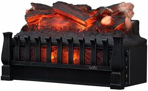 Low Cost, Easy to Install Freestanding Duraflame Electric Log Set with Crackling Sound Effects