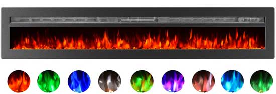 9 Electric Fireplace Colors