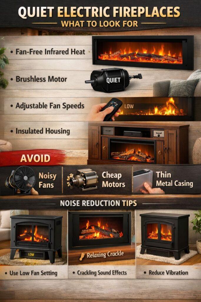 Features to Look for in a Quiet Electric Fireplace