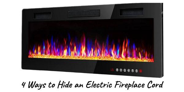 How to Hide an Electric Fireplace Cord - 4 Ways