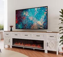 98 inch Fireplace Console