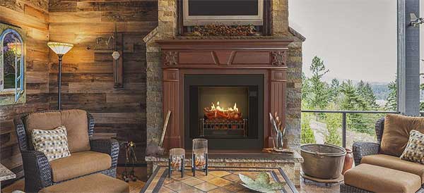 MagikFlame Electric Fireplace has Flames with Sound and Built-in Heater