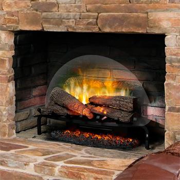 Revillusion Electric Log Set in Existing Hearth