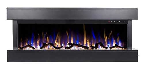 50-Inch Wall-Hung Electric Fireplace with Color-Changing Flames